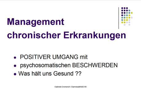 Management chronischer Augenerkrankungen